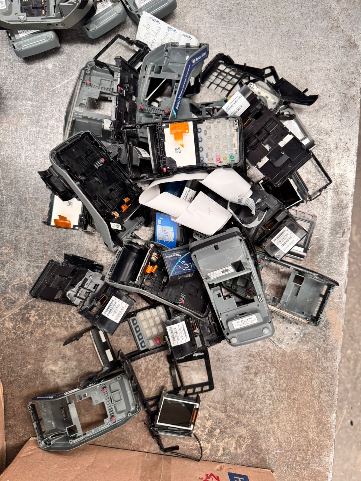 Destrucción de equipos electrónicos